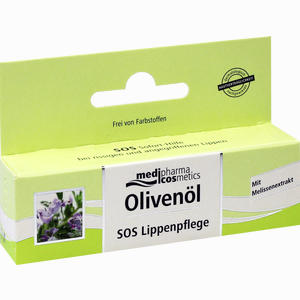 Medipharma Olivenöl Sos Lippenpflege Creme 7 ml Medipharma Olivenöl Sos Lippenpflege Creme 7 ml