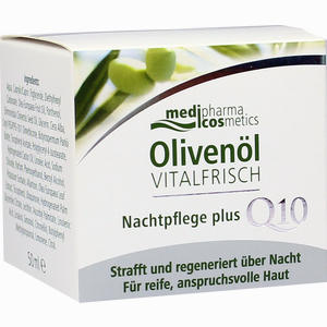 Medipharma Olivenöl Vitalfrisch Nachtpflege Creme 50 ml Medipharma Olivenöl Vitalfrisch Nachtpflege Creme 50 ml