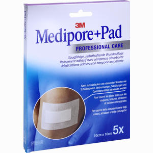 Medipore + Pad 3m 10.0 Cm X 10.0 Cm Pflaster 5 Stück - ab 7,27 €