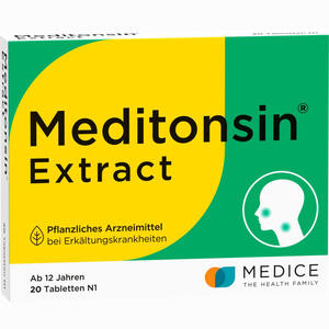 Meditonsin Extract Pflanzl. Erkältungstabl.  20 Stück - ab 9,63 €