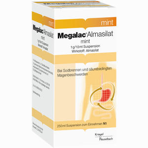 Abbildung von Megalac Almasilat Mint Suspension  250 ml