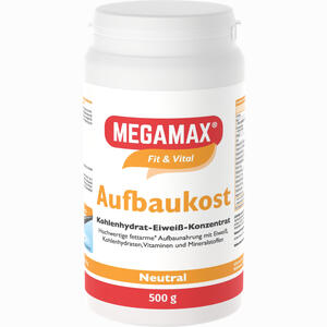 Megamax Aufbaukost Neutral Pulver 500 g - ab 14,45 €