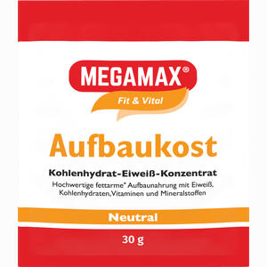Megamax Aufbaukost Neutral Pulver 30 g - ab 1,61 €