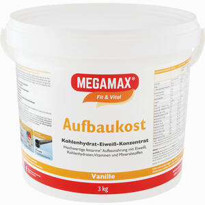 Megamax Aufbaukost Vanille Pulver 3 KG - ab 43,93 €