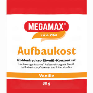 Megamax Aufbaukost Vanille Pulver 30 g - ab 1,54 €