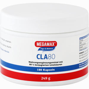 Megamax Cla 80 % Konjugierte Linolsäure Kapseln 180 Stück - ab 0,00 €