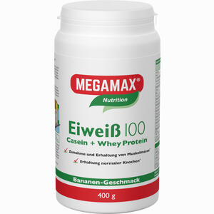 Megamax Eiweiß 100 Banane Pulver 400 g - ab 15,94 €