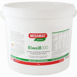 Megamax Eiweiß 100 Banane Pulver 5000 g - ab 0,00 €