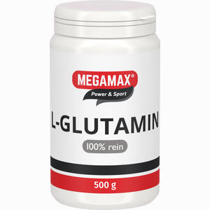 Megamax L- Glutamin 100% Reines Pulver  500 g - ab 18,39 €