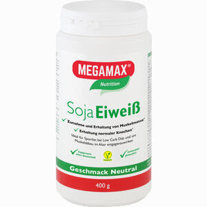 Megamax Soja Eiweiss Neutral Pulver 400 g - ab 14,03 €