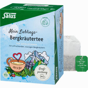 Mein Lieblings- Bergkräuter- Tee Bio Salus Filterbeutel 40 Stück - ab 4,38 €