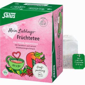 Mein Lieblings- Früchte- Tee Bio Salus Filterbeutel 40 Stück - ab 4,42 €