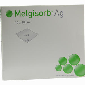 Melgisorb Ag 10x10cm Verband 10 Stück - ab 127,70 €