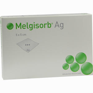 Melgisorb Ag 5x5cm Verband 10 Stück - ab 49,98 €