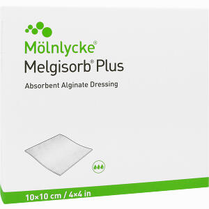 Melgisorb Plus Alginat 10x10 Cm Steril Verband 10 Stück - ab 44,89 &euro;