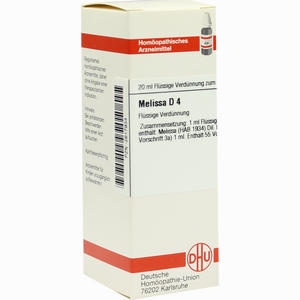 Melissa D4 Dilution 20 ml - ab 11,56 &euro;