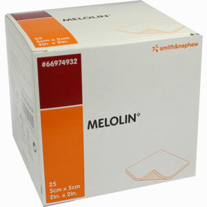 Melolin 5x5cm Wundauflagen Steril 25 Stück - ab 18,47 €