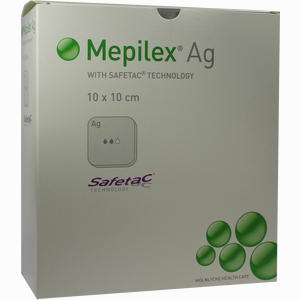 Mepilex Ag 10x10cm Verband 10 Stück - ab 115,00 €