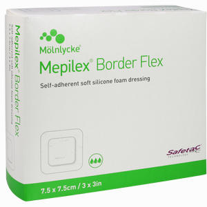 Mepilex Border Flex 7.5x7.5 Cm Schaumverband Haft.  10 Stück - ab 58,04 &euro;