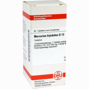 Mercurius Bijodatus D12 Tabletten 80 Stück - ab 9,26 €