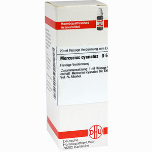 Mercurius Cyanatus D6 Dilution 20 ml - ab 9,31 €