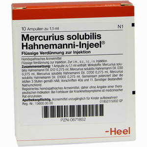 Mercurius Sol Hahn Inj Ampullen 10 Stück - ab 17,91 €