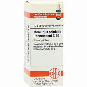 Mercurius Solubilis Hahnemanni C10 Globuli 10 g - ab 6,96 &euro;