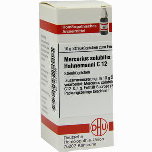 Mercurius Solubilis Hahnemanni C12 Globuli 10 g - ab 7,08 €