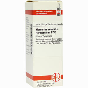 Mercurius Solubilis Hahnemanni C30 Dilution 20 ml - ab 8,94 €