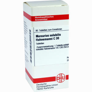Mercurius Solubilis Hahnemanni C30 Tabletten 80 Stück - ab 8,82 €
