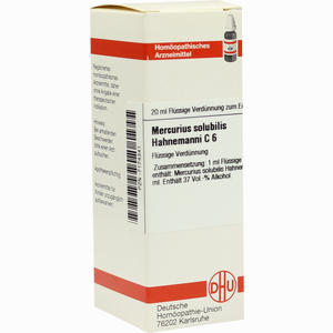 Mercurius Solubilis Hahnemanni C6 Dilution 20 ml - ab 8,01 €
