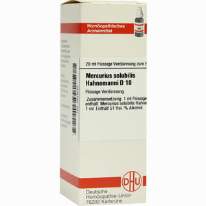 Mercurius Solubilis Hahnemanni D10 Dilution 20 ml - ab 0,00 €