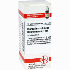 Mercurius Solubilis Hahnemanni D10 Globuli 10 g - ab 0,00 &euro;