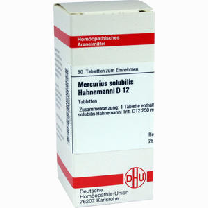 Mercurius Solubilis Hahnemanni D12 Tabletten 80 Stück - ab 8,00 €