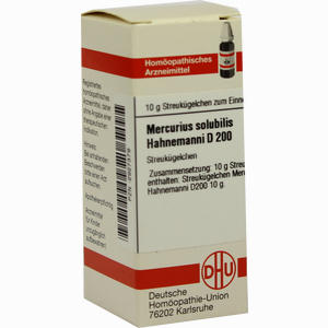 Mercurius Solubilis Hahnemanni D200 Globuli  10 g - ab 12,62 €