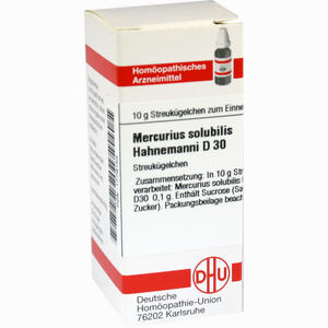 Mercurius Solubilis Hahnemanni D30 Globuli 10 g - ab 7,19 €