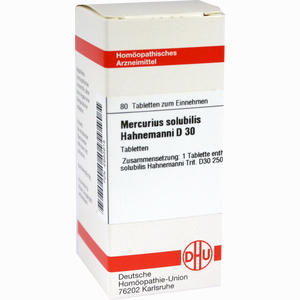 Mercurius Solubilis Hahnemanni D30 Tabletten 80 Stück - ab 8,94 €
