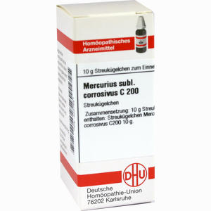 Mercurius Subl. Corrosivus C200 Globuli 10 g - ab 13,19 €