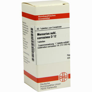Mercurius Subl. Corrosivus D12 Tabletten 80 Stück - ab 9,08 €