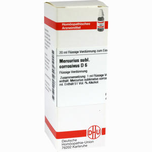 Mercurius Subl. Corrosivus D6 Dilution 20 ml - ab 9,44 €