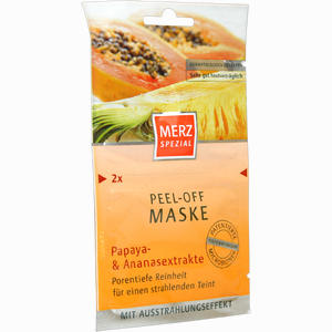 Merz Spezial Peel Of Maske Papaya & Ananas Gesichtsmaske 2 x 7.5 ml - ab 0,00 &euro;