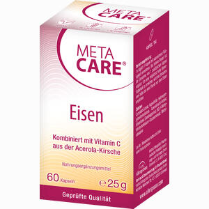 Meta Care Eisen Kapseln 60 Stück - ab 18,87 €