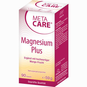 Meta Care Magnesium Plus Kapseln 90 Stück - ab 18,93 €
