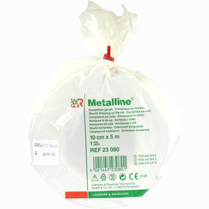 Metalline Rolle 5mx10cm Kompressen 1 Stück - ab 0,00 &euro;