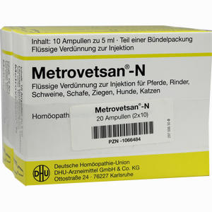 Metrovetsan N Vet. Injektions- Lösung 2x10x5 ml - ab 22,97 €