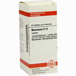 Mezereum D12 Tabletten 80 Stück - ab 7,83 &euro;