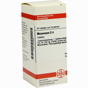 Mezereum D4 Tabletten 80 Stück - ab 6,85 €