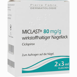 Miclast 80mg/G Wirkstoffhaltiger Nagellack 2 x 3 ml - ab 16,39 €