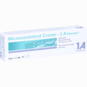 Miconazolnitrat Creme - 1 A Pharma  25 g - ab 0,00 &euro;