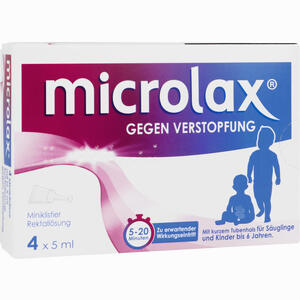 Microlax Rektallösung mit Kurzem Tubenhals 4 Stück - ab 5,77 &euro;